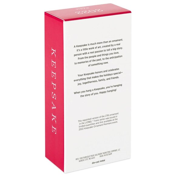 New! Lionel Great Northern EP-5 Limited Edition Hallmark Keepsake Ornament Train - Picture 2 of 5